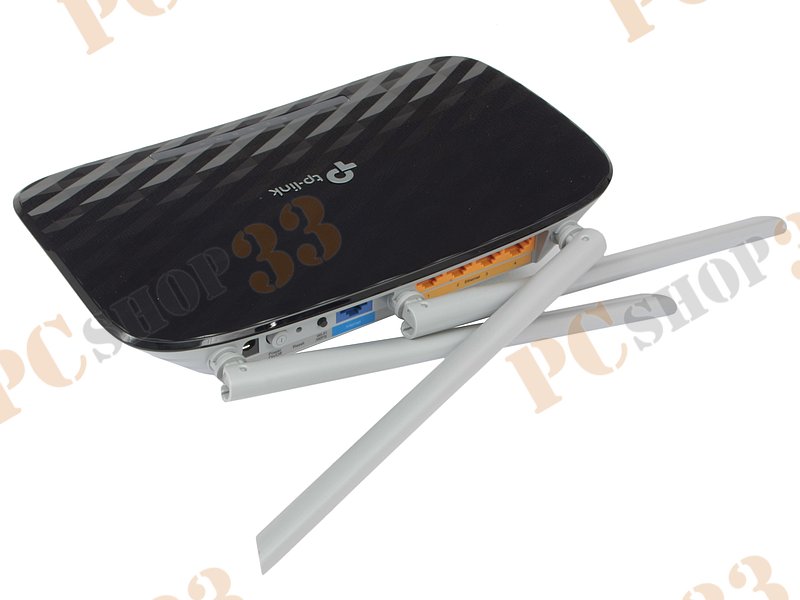 Беспроводной маршрутизатор TP-Link Archer C20 ver.4.0 WiFi 433Мбит/сек. + 4 порта LAN 100Мбит/сек. + 1 порт WAN 100Мбит/сек.