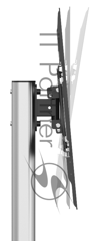 Стойка для телевизора Cactus CS-ST97-D черный 32-70 макс.68кг напольный