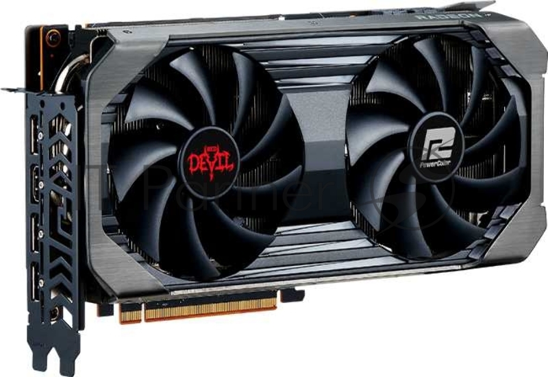 Видеокарта PowerColor PCI-E 4.0 AXRX 6600XT 8GBD6-3DHE/OC AMD Radeon RX 6600XT 8192Mb 128 GDDR6 2428/16000 HDMIx1 DPx3 HDCP Ret