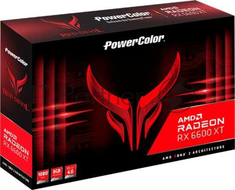 Видеокарта PowerColor PCI-E 4.0 AXRX 6600XT 8GBD6-3DHE/OC AMD Radeon RX 6600XT 8192Mb 128 GDDR6 2428/16000 HDMIx1 DPx3 HDCP Ret
