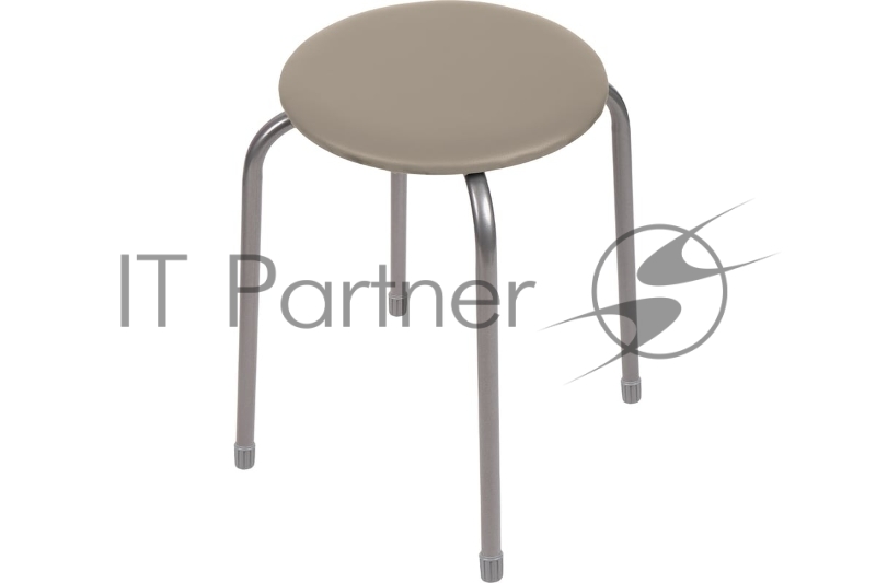 Табурет NIKA Эконом ТЭ2/Б бежевый,кругл.