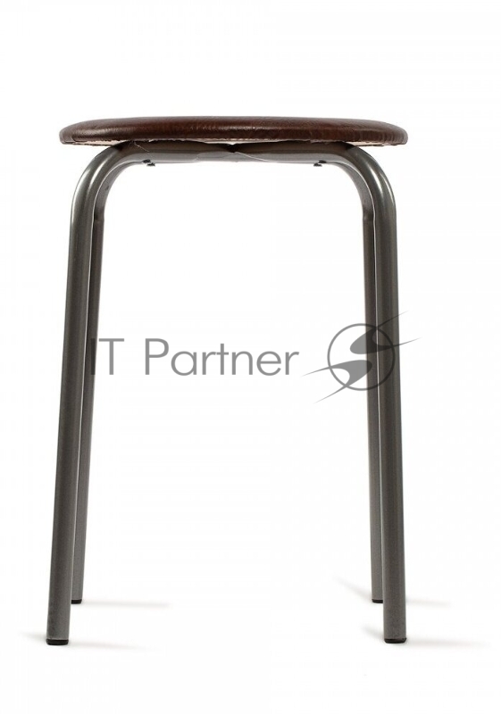 Табурет NIKA Эконом ТЭ2/К коричневый,кругл.