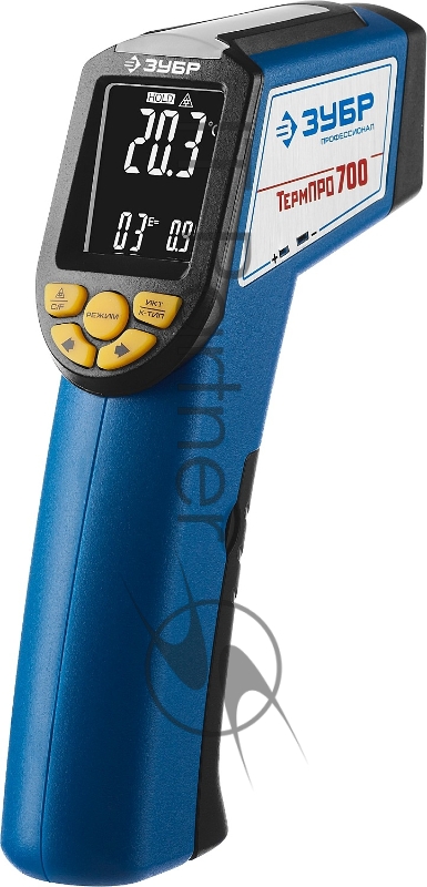 Пирометр инфракрасный, -50°С +650°С, ТермПро-700, ЗУБР Профессионал
