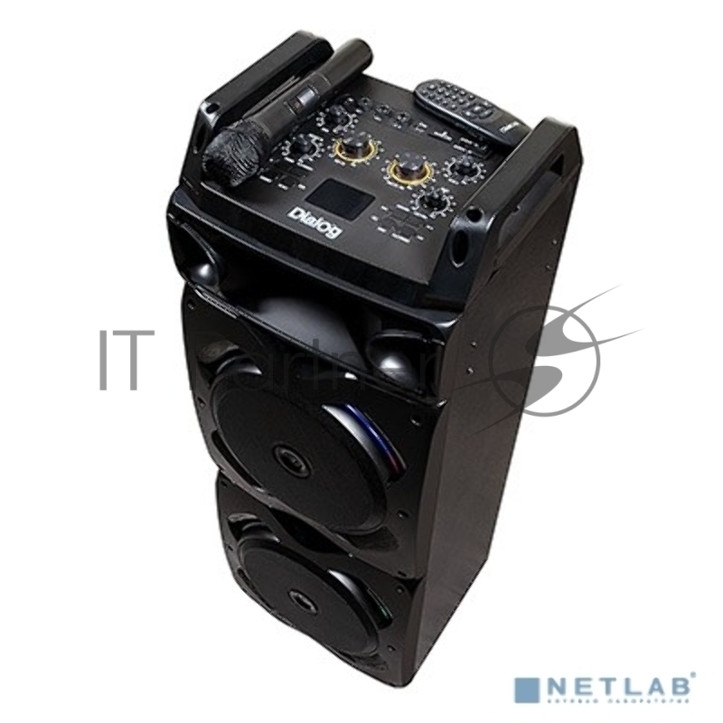 Акустическая колонка Dialog Oscar AO-220 1.0, 100W RMS, Караоке с беспр. микр, BT+FM+USB+SD+GT