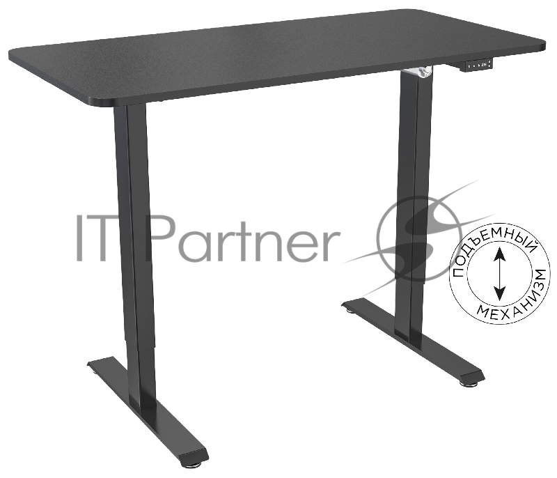 Стол Cactus CS-ED-BBK столешница МДФ черный каркас черный