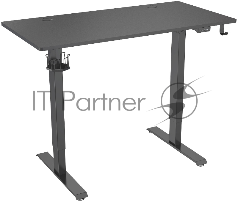 Стол Cactus CS-ED-BBK столешница МДФ черный каркас черный