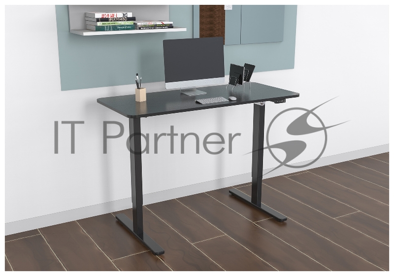 Стол Cactus CS-EDF-BK каркас черный