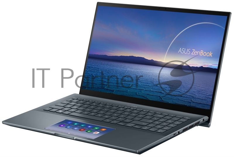 Ноутбук ASUS Zenbook 15 UX535LH-BO126R Core i5-10300H/16Gb/512Gb SSD M2/GTX 1650 4Gb/15.6 FHD Touch screen IPS 1920x1080/WiFi6/BT/ScreenPad 2.0/Windows 10 Pro/1.8Kg/Pine Grey