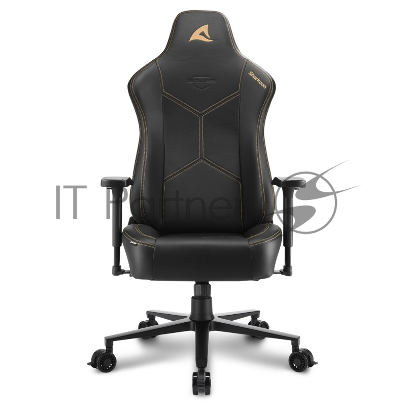 Игровое кресло Sharkoon Skiller SGS30 чёрно-серое (синтетическая кожа, регулируемый угол наклона, механизм качания)