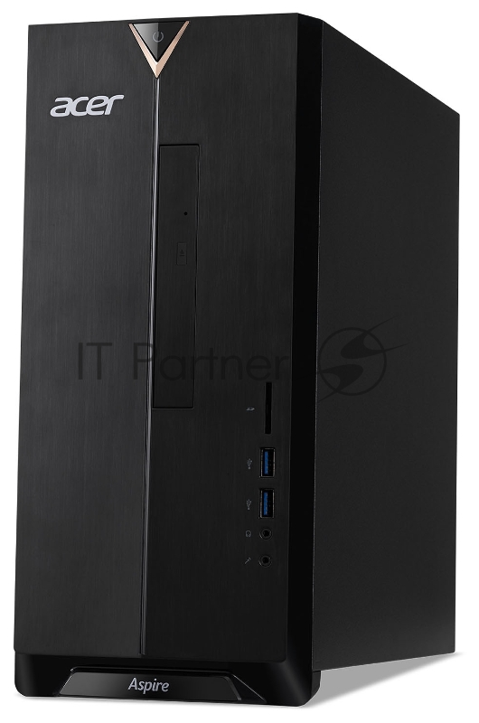 Компьютер Acer Aspire XC-830 Cel J4025 (2) 4Gb SSD128Gb UHDG 600 CR Windows 10 Home GbitEth 65W черный