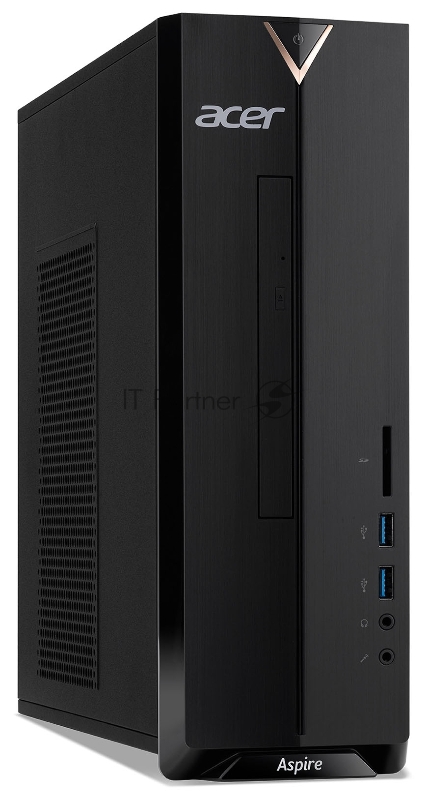 Компьютер Acer Aspire XC-830 Cel J4025 (2) 4Gb SSD128Gb UHDG 600 CR Windows 10 Home GbitEth 65W черный