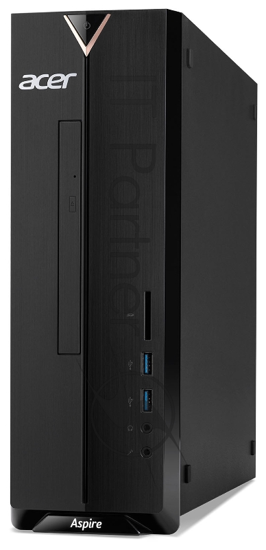 Компьютер Acer Aspire XC-830 Cel J4025 (2) 4Gb SSD128Gb UHDG 600 CR Windows 10 Home GbitEth 65W черный