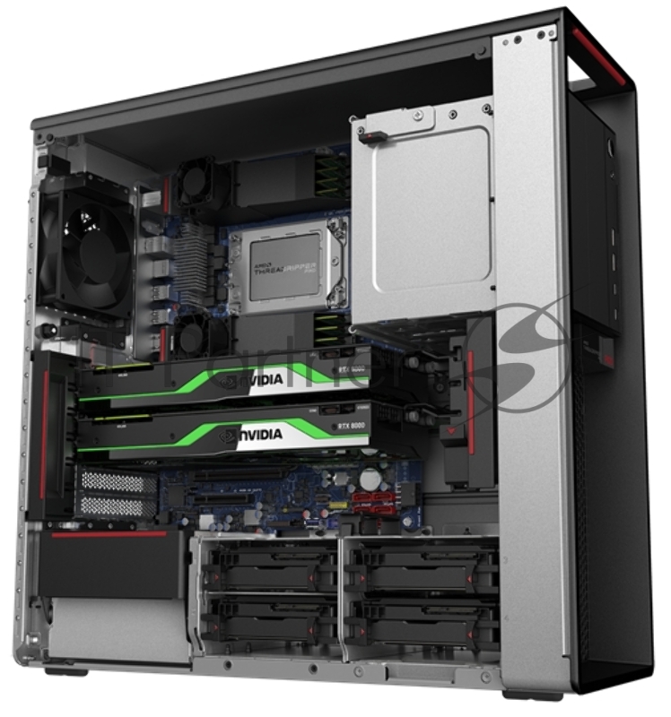 Компьютер Lenovo ThinkStation P620 Tower 1000W, AMD TR PRO 3945WX (4G, 12C), 2x16GB DDR4 3200 RDIMM, 1TB SSD M.2, 2TB HDD, RTX 3080, DVD±RW, 15-in-1 CR, USB KB&Mouse, Win 10 Pro64 RUS, 3Y PS