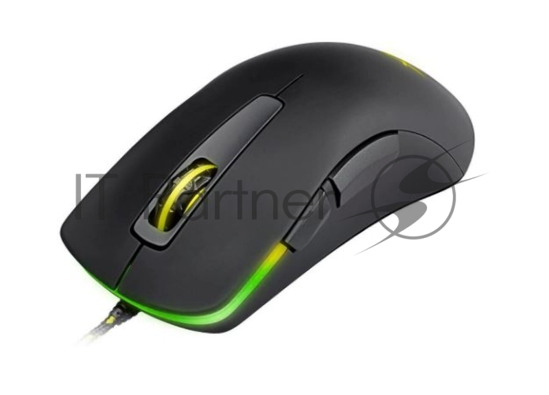 Игровая мышь Xtrfy M1 чёрная (5 кнопок, OMRON, Pixart 3330, 7200 dpi, RGB подсветка, USB)