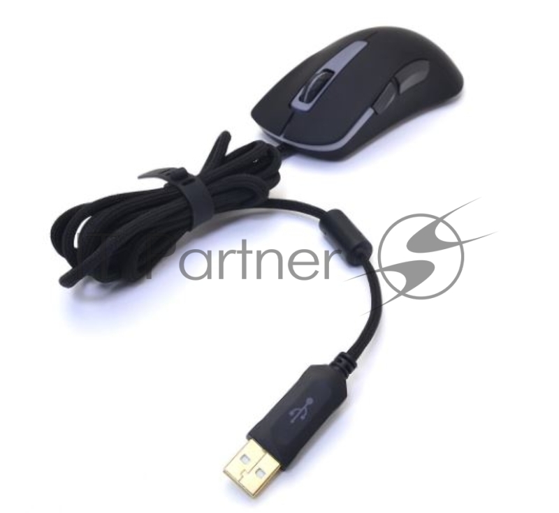 Игровая мышь Xtrfy M1 чёрная (5 кнопок, OMRON, Pixart 3330, 7200 dpi, RGB подсветка, USB)