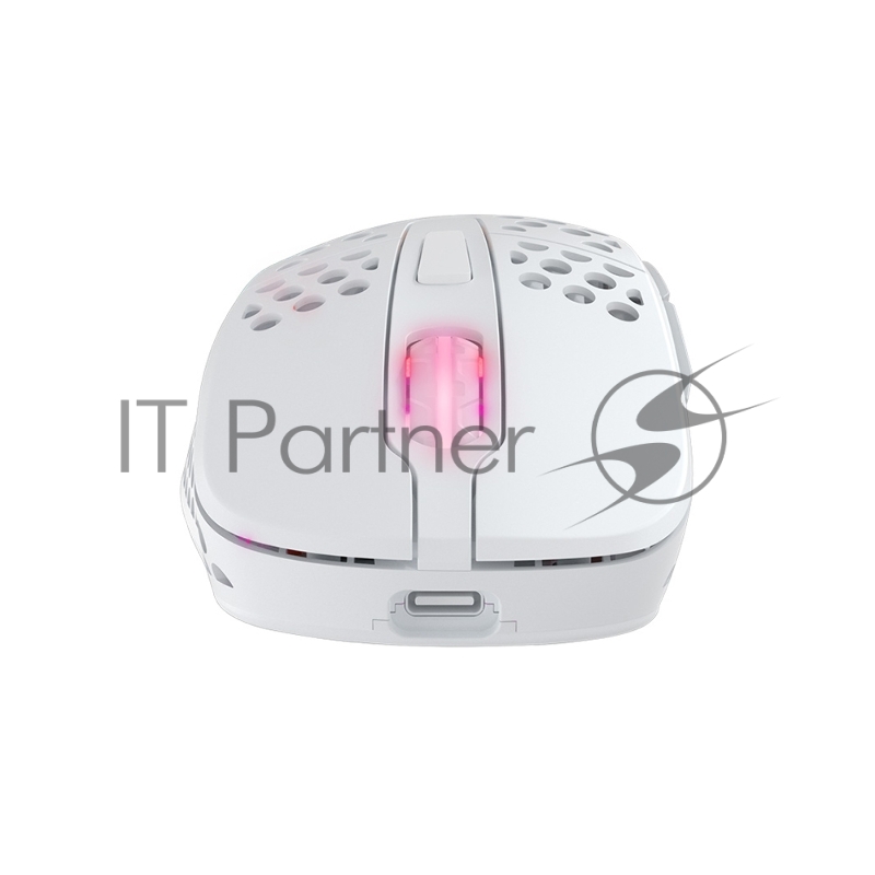 Игровая беспроводная мышь Xtrfy M4 WIRELESS белая (USB/2.4 Ггц, 500 мАч, 6 кнопок, 19000 dpi, PAW3370, Kailh GM 8.0, RGB подсветка, M4W-RGB-WHITE)