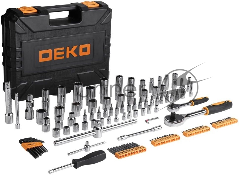 Набор инструментов Deko DKAT121 121 предмет (жесткий кейс)