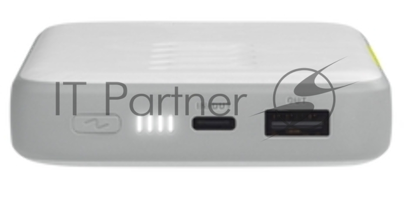 Внешний аккумулятор InfinityLab InstantGo 10000 Wireless Qi, 30W, 1xUSB-C, 1xUSB-A, 0.250 кг, цвет белый