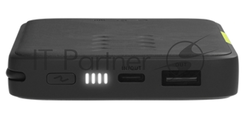 Внешний аккумулятор InfinityLab InstantGo 10000 Built-in USB-C Cable, 30W, 1xUSB-C, 1xUSB-A, 0.230 кг, цвет черный