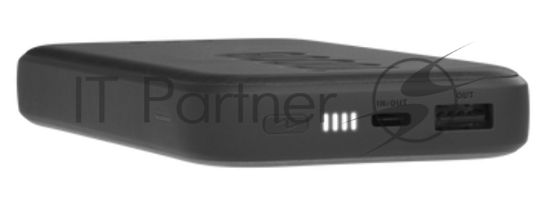 Внешний аккумулятор InfinityLab InstantGo 10000 Wireless Qi, 30W, 1xUSB-C, 1xUSB-A, 0.250 кг, цвет черный