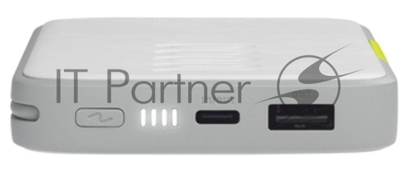 Внешний аккумулятор InfinityLab InstantGo 10000 Built-in USB-C Cable, 30W, 1xUSB-C, 1xUSB-A, 0.230 кг, цвет белый