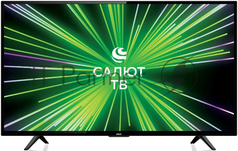 Телевизор LED BBK 43 43LEX-7387/FTS2C Салют ТВ черный FULL HD 50Hz DVB-T2 DVB-C DVB-S2 USB WiFi Smart TV (RUS)