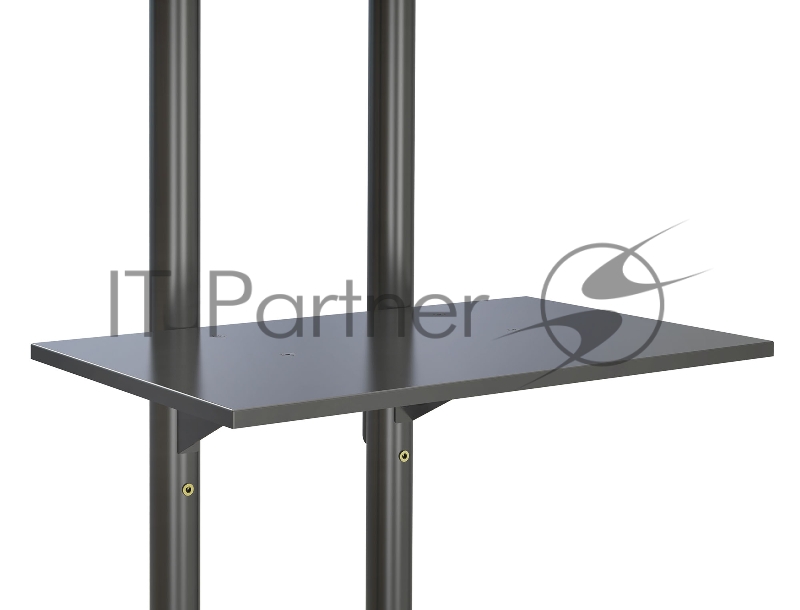 Стойка для телевизора Cactus CS-ST04 черный 37-70 макс.68кг напольный мобильный