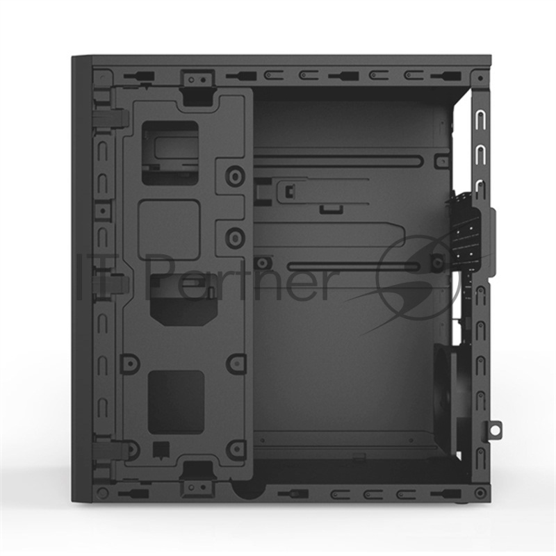 Корпус MiniTower Powerman EK303BK w/o PSU U2.0*2+1*combo Audio 6151097