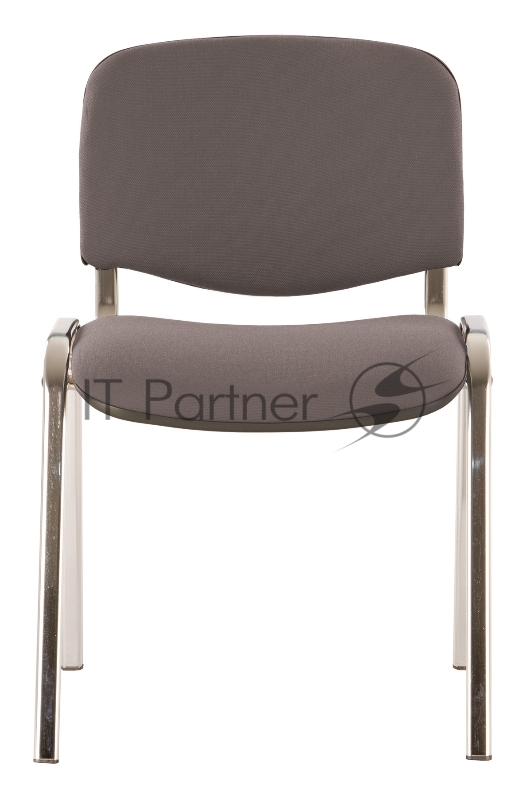 Стул Nowy Styl ISO WIN серый сиденье серый на ножках металл хром