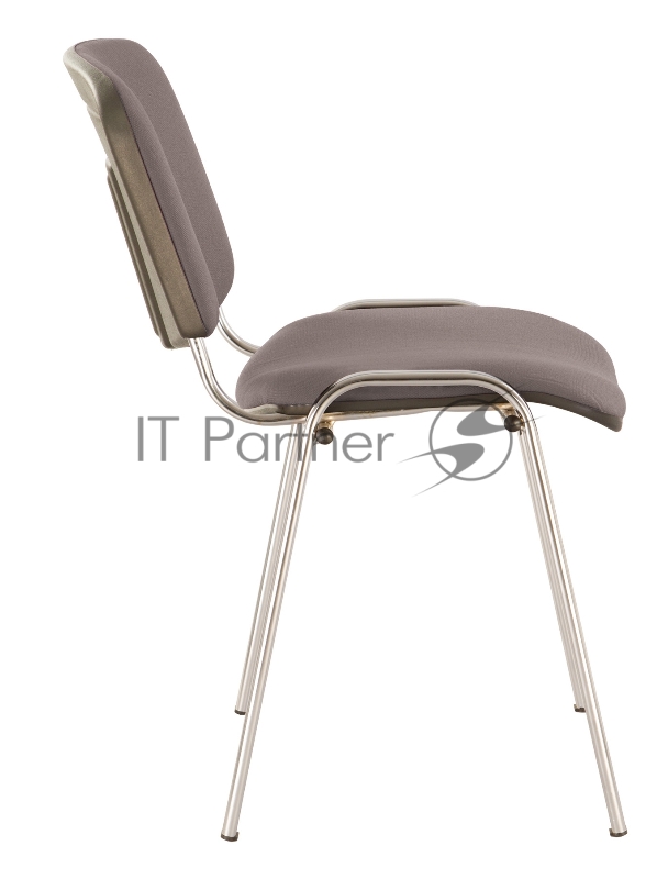 Стул Nowy Styl ISO WIN серый сиденье серый на ножках металл хром