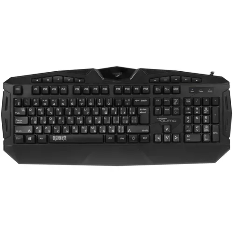 Игровая клавиатура Qumo Antares K60, проводная, 104 + 10 клавиш мультимедиа, встроенные радужная подсветка