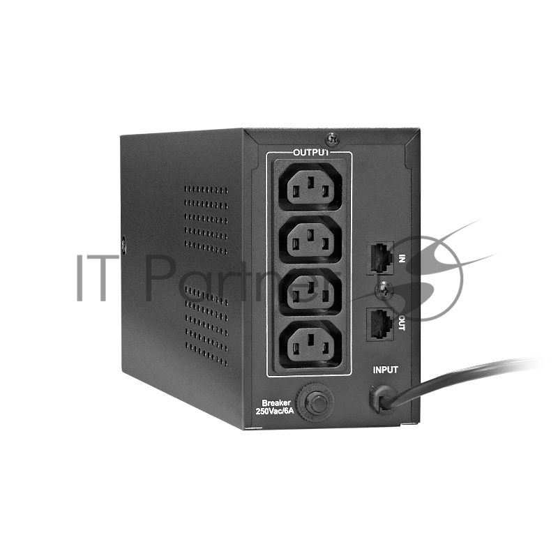 ИБП ExeGate Power Smart ULB-850.LCD.AVR.C13.RJ <850VA/480W, LCD, AVR, 4*IEC-C13, RJ45/11, Black>