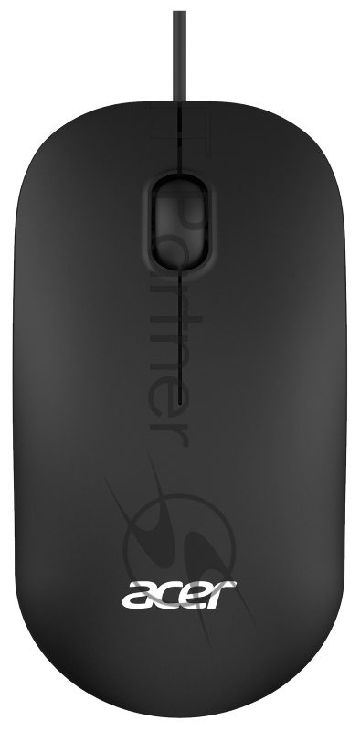 Мышь Acer OMW122 черный оптическая (1200dpi) USB (3but)