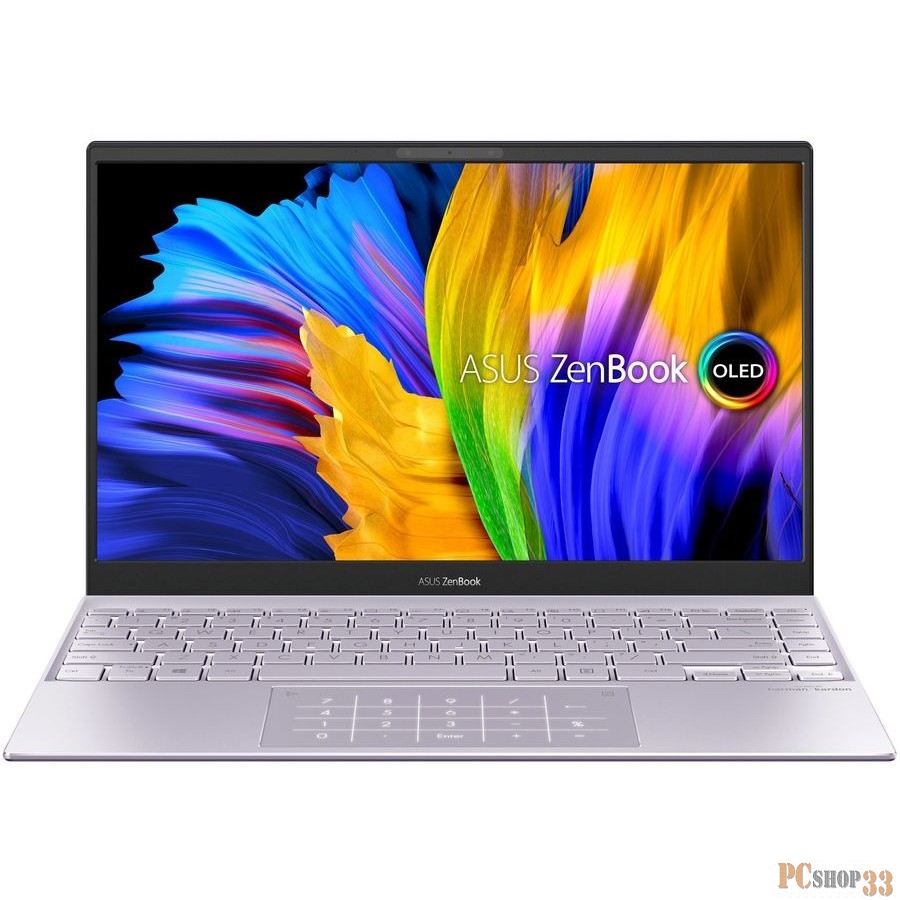 Ноутбук Asus Zenbook UX325EA-KG687W Core i5 1135G7 8Gb SSD512Gb Intel Iris Xe graphics 13.3 OLED FHD (1920x1080) Windows 11 white WiFi BT Cam