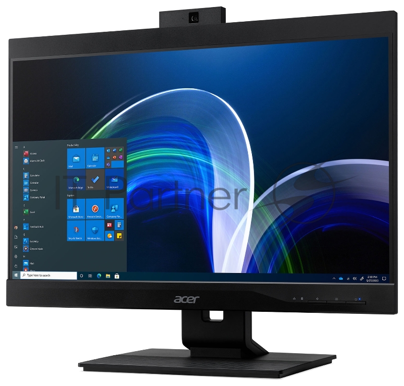 Моноблок Acer Veriton Z4870G 23.8 Full HD i5 11400 (2.6) 16Gb SSD256Gb UHDG 630 CR Windows 10 Professional GbitEth WiFi BT 135W клавиатура мышь Cam черный 1920x1080