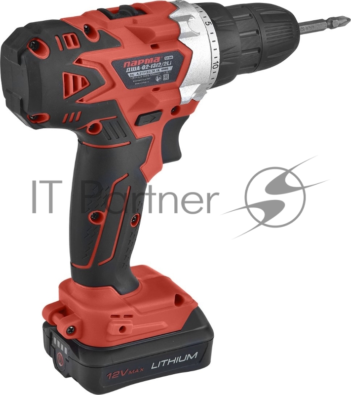 Дрель-шуруповерт Парма акк. ДША-02-1312/2Li 02.021.00006