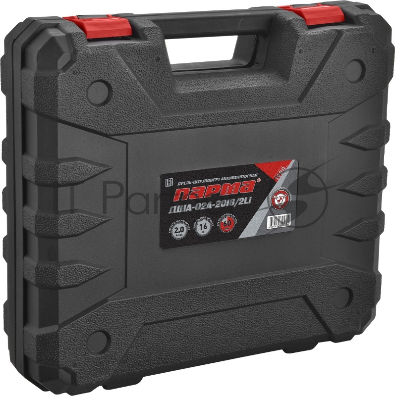 Дрель-шуруповерт Парма акк. ДША-02А-2016/2Li 02.021.00010