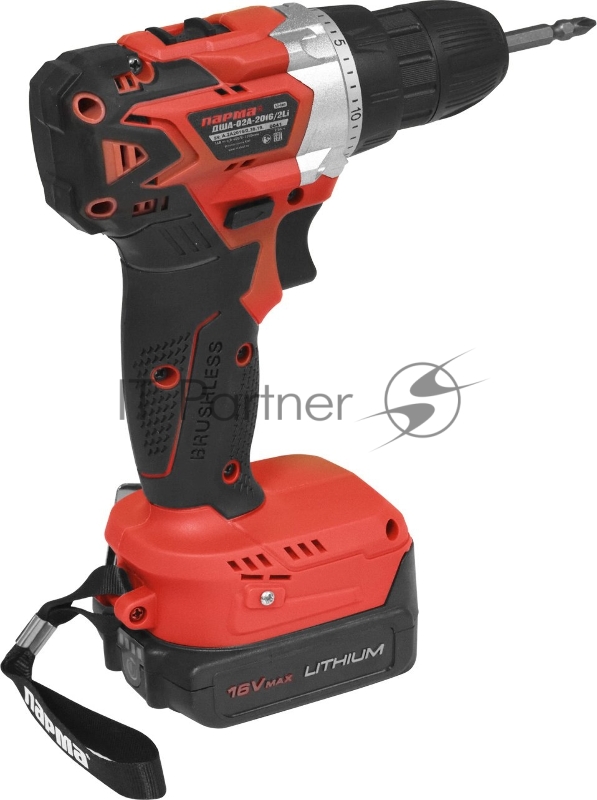 Дрель-шуруповерт Парма акк. ДША-02А-2016/2Li 02.021.00010