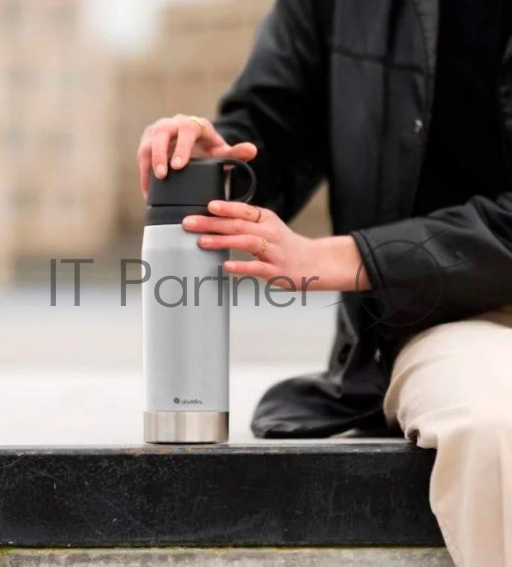 Термос Stanley Aladdin CityPark Thermavac 1л. светло-серый/черный (10-10379-004)