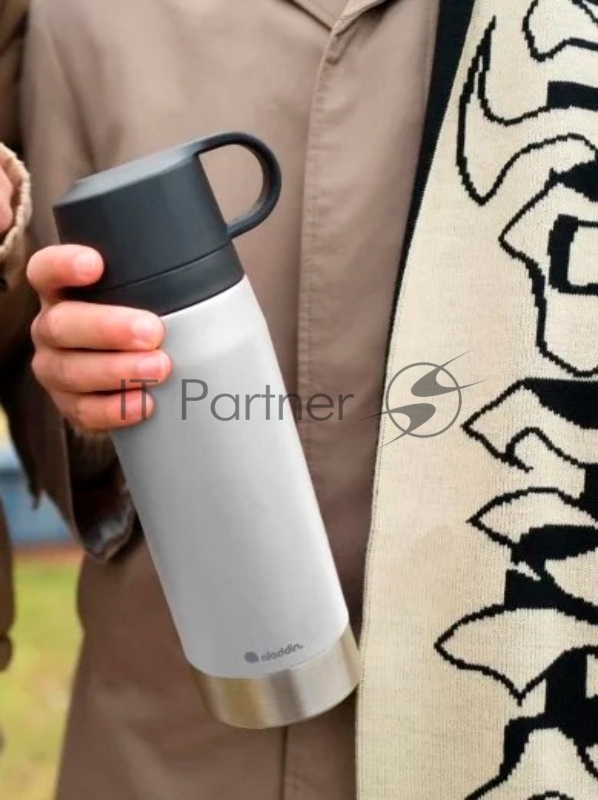 Термос Stanley Aladdin CityPark Thermavac 1л. светло-серый/черный (10-10379-004)