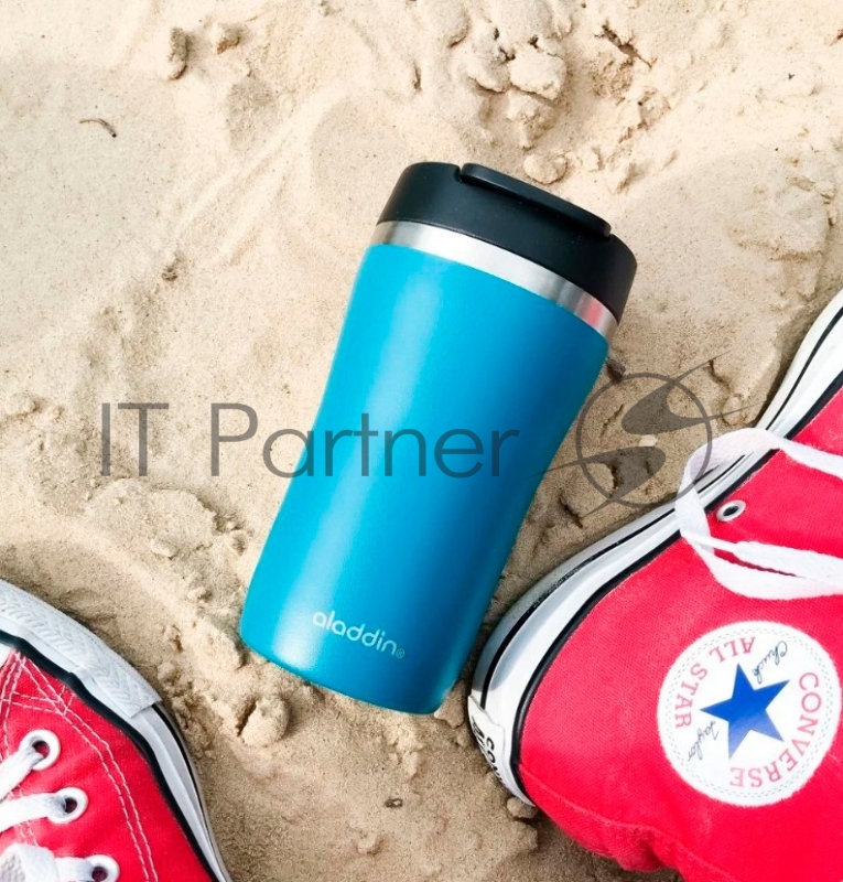 Термокружка Stanley Aladdin Barista Cafe 0.25л. голубой/черный (10-09314-004)