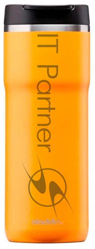 Термокружка Stanley Aladdin Barista Mocca 0.35л. желтый/черный (10-09363-001)