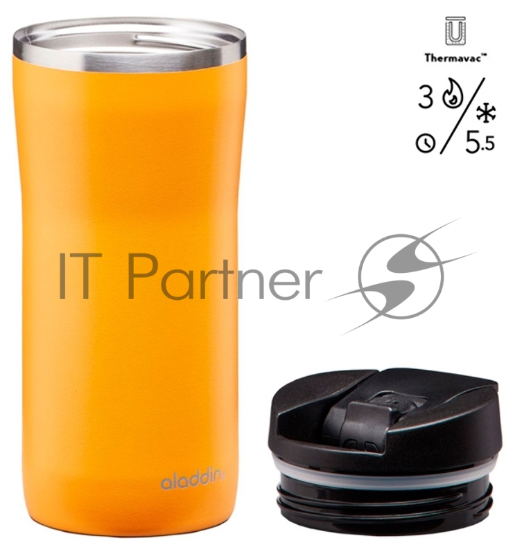 Термокружка Stanley Aladdin Barista Mocca 0.35л. желтый/черный (10-09363-001)