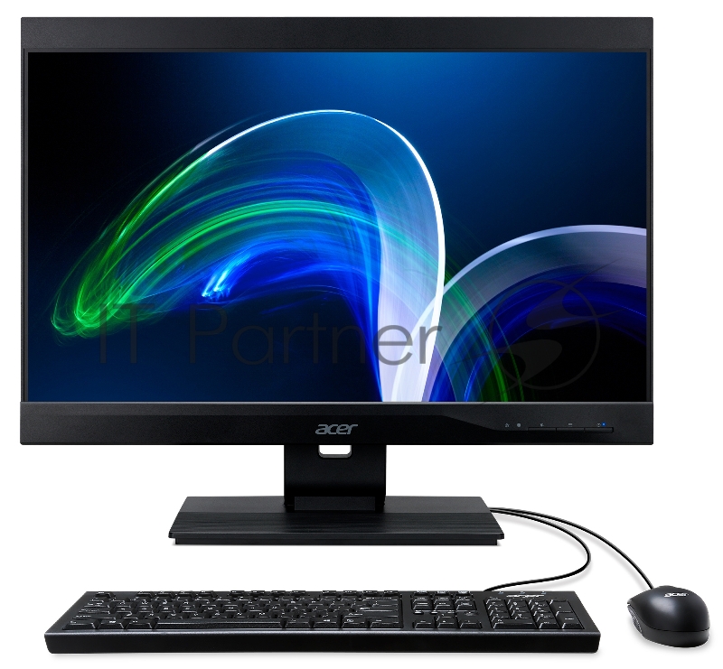 Моноблок Acer Veriton Z4880G 23.8 Full HD i3 10105 (3.7) 8Gb SSD256Gb UHDG 630 CR Windows 10 Professional GbitEth WiFi BT 135W клавиатура мышь Cam черный 1920x1080