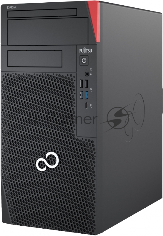 ПК Fujitsu ESPRIMO P5011 MI7W MT i3 10105 (3.7) 8Gb SSD256Gb GTX1650 4Gb noOS GbitEth WiFi BT 300W клавиатура мышь черный