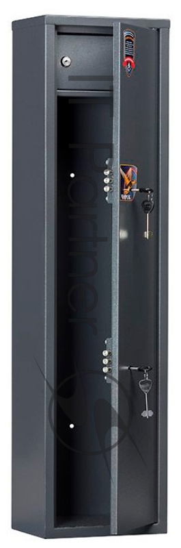 Сейф оружейный Aiko Чирок 1018 1000x263x183мм 2 ключевых трейзер