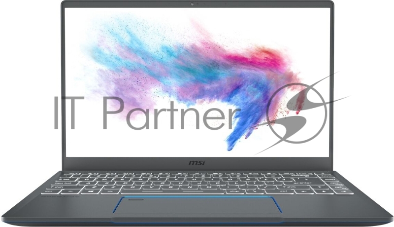 Ноутбук MSI Prestige 14 A11SC-078RU Core i7 1195G7 16Gb SSD1Tb NVIDIA GeForce GTX 1650 4Gb 14 IPS FHD (1920x1080) Windows 10 grey WiFi BT Cam