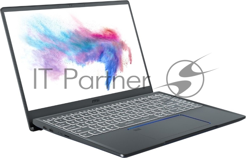 Ноутбук MSI Prestige 14 A11SC-078RU Core i7 1195G7 16Gb SSD1Tb NVIDIA GeForce GTX 1650 4Gb 14 IPS FHD (1920x1080) Windows 10 grey WiFi BT Cam