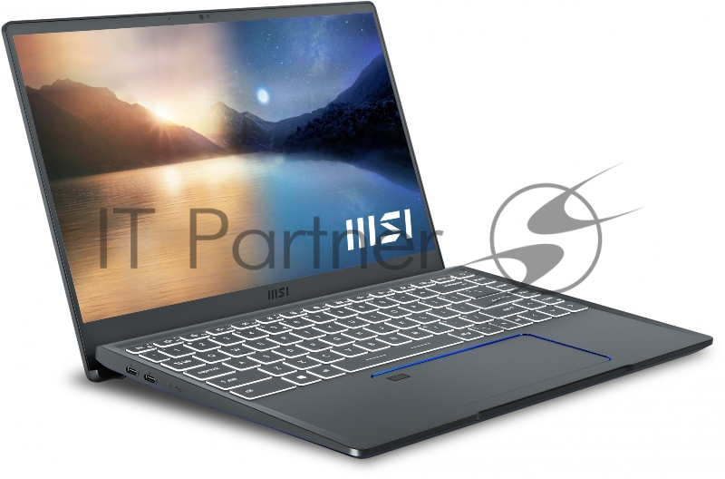 Ноутбук MSI Prestige 14 A11SC-078RU Core i7 1195G7 16Gb SSD1Tb NVIDIA GeForce GTX 1650 4Gb 14 IPS FHD (1920x1080) Windows 11 Home grey WiFi BT Cam