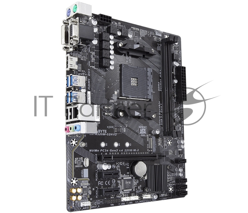 Материнская плата GIGABYTE GA-A320M-S2H V2 (rev.2.0)